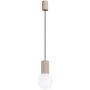 Sollux Lighting Halo lampa wisząca 1x8 W biała-taupe SL.1744 zdj.1