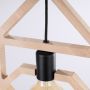 Sollux Lighting Caro lampa wisząca 1x15 W czarna-naturalne drewno SL.1757 zdj.8