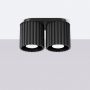 Sollux Lighting Aura lampa podsufitowa 2x10 W czarna SL.1785 zdj.6