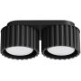 Sollux Lighting Aura lampa podsufitowa 2x10 W czarna SL.1788 zdj.1