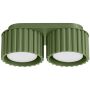 Sollux Lighting Aura lampa podsufitowa 2x10 W zielona oliwkowa SL.1798 zdj.1