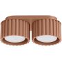 Sollux Lighting Aura lampa podsufitowa 2x10 W mocca SL.1808 zdj.1