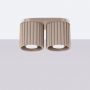 Sollux Lighting Aura lampa podsufitowa 2x10 W taupe SL.1815 zdj.6