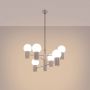 Sollux Lighting Halo lampa wisząca 6x8 W taupe SL.1836 zdj.8