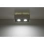 Sollux Lighting Mono lampa podsufitowa 2x40W biała/czarna SL.0067 zdj.3