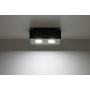 Sollux Lighting Mono lampa podsufitowa 2x40W czarna/biała SL.0071 zdj.4