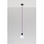 Sollux Lighting Edison lampa wisząca 1x60W czarny/fioletowy SL.0156 zdj.6