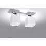 Sollux Lighting Piazza lampda podsufitowa 2x60W biała/chrom SL.0226 zdj.2