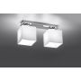 Sollux Lighting Piazza lampda podsufitowa 2x60W biała/chrom SL.0226 zdj.3