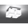 Sollux Lighting Piazza lampa podsufitowa 4x60W biała/chrom SL.0228 zdj.3