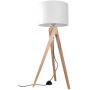 Sollux Lighting Legno lampa stojąca 1x60W drewno/biała SL.0523 zdj.1