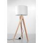 Sollux Lighting Legno lampa stojąca 1x60W drewno/biała SL.0523 zdj.4