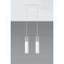 Sollux Lighting Borgio lampa wisząca 2x40W beton/biała SL.0648 zdj.3