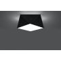 Sollux Lighting Hexa lampa podsufitowa 2x60W czarna SL.0690 zdj.6