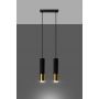 Sollux Lighting Loopez lampa wisząca 2x40W czarna/złota SL.0953 zdj.4