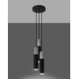 Sollux Lighting Borgio lampa wisząca 3x12 W czarna SL,1081 zdj.4