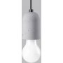 Sollux Lighting Neso lampa wisząca 1x15W szary/czarny SL.1159 zdj.5