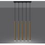 Sollux Lighting Pastelo lampa wisząca 5x8W złoty połysk SL.1198 zdj.4