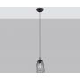 Sollux Lighting Leyo lampa wisząca 1x15 W czarna SL.1205 zdj.3