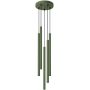 Sollux Lighting Pastelo lampa wisząca 5x8 W zielona SL.1522 zdj.1