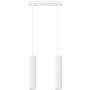 Sollux Lighting Karbon lampa wisząca 2x10 W biała SL.1536 zdj.1
