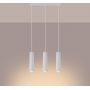 Sollux Lighting Karbon lampa wisząca 3x10 W biała SL.1537 zdj.4
