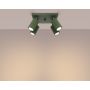 Sollux Lighting Karbon lampa podsufitowa 4x10 W zielona SL.1621 zdj.4