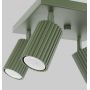 Sollux Lighting Karbon lampa podsufitowa 4x10 W zielona SL.1621 zdj.5