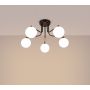 Sollux Lighting Astral lampa podsufitowa 5x8 W biała-czarna SL.1663 zdj.4