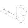 Sollux Lighting Nox lampa biurkowa 1x10 W złota SL.2568 zdj.2