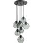 TK Lighting Cubus lampa wisząca 7x15 W czarna 10207 zdj.1