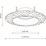 TK Lighting Fira lampa do zabudowy 1x10 W czarna 10573 zdj.2