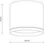 TK Lighting Vivo lampa do zabudowy 1x10 W czarna 10594 zdj.2