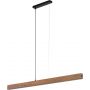 TK Lighting Teo lampa wisząca 1x36W LED ciemne drewno/czarny 1449 zdj.1