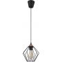 TK Lighting Galaxy lampa wisząca 1x15W czarna/miedziana 1642 zdj.1