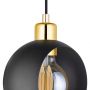 TK Lighting Cyklop Black lampa wisząca 1x15W czarna/złota 2751 zdj.3