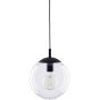 TK Lighting Esme lampa wisząca 1x15W czarny/przezroczysty 3266 zdj.2