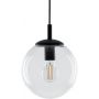 TK Lighting Esme lampa wisząca 1x15W czarny/przezroczysty 3267 zdj.3