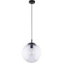 TK Lighting Esme lampa wisząca 1x15W czarny/przezroczysty 3268 zdj.3