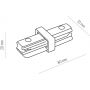 TK Lighting Tracer łącznik biały 4067 zdj.2