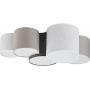 TK Lighting Mona lampa podsufitowa 5x15W szary/czarny 4185 zdj.1