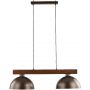 TK Lighting Orson lampa wisząca 2x15W brązowy 4507 zdj.1