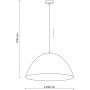 TK Lighting Faro lampa wisząca 1x15W brązowy 4509 zdj.2