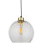 TK Lighting Devi lampa wisząca 1x15W czarny/złoty/przezroczysty 4578 zdj.6