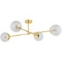 TK Lighting Cadix lampa podsufitowa 4x6W złoty/przezroczysty 4607 zdj.1