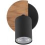 TK Lighting Cover lampa podsufitowa 1x10 W czarna 4673 zdj.1