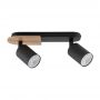 TK Lighting Cover lampa podsufitowa 2x10 W czarna 4674 zdj.3