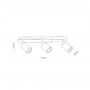 TK Lighting Cover lampa podsufitowa 3x10 W czarna 4675 zdj.2