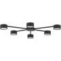 TK Lighting Avia Black lampa podsufitowa 6x10W czarna 4692 zdj.1