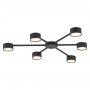 TK Lighting Avia Black lampa podsufitowa 6x10W czarna 4692 zdj.4